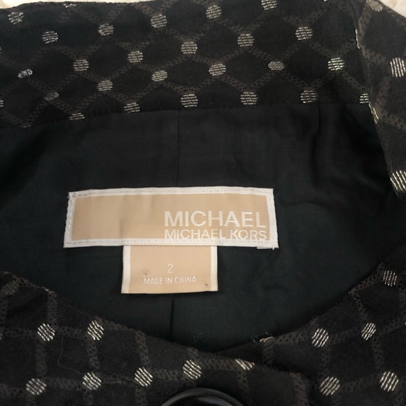 Michael Kors- Polka Dot Blazer size 2 - Picture 3 of 3